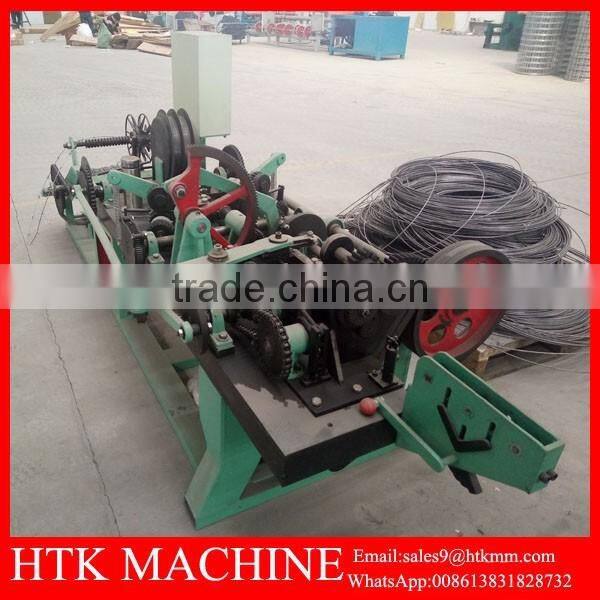 Galvanized And PVC Coated Barbed Wire Mesh Machine