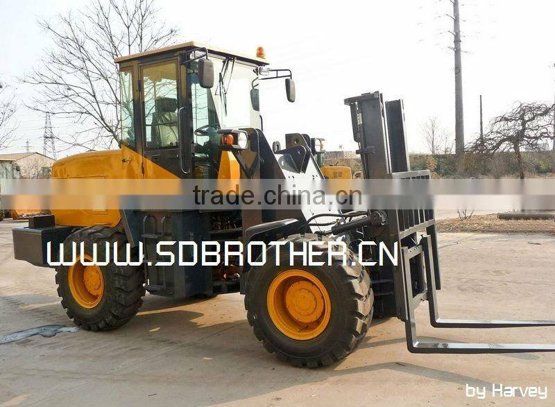 4WD Forklift 3 tons Rough Terrain Forklift Truck VT30A All Terrain Forklift 4x4 Forklift