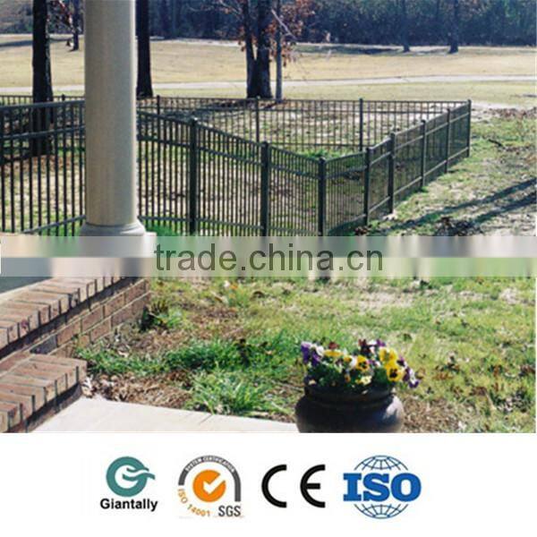 Powder coating black aluminum fencing post