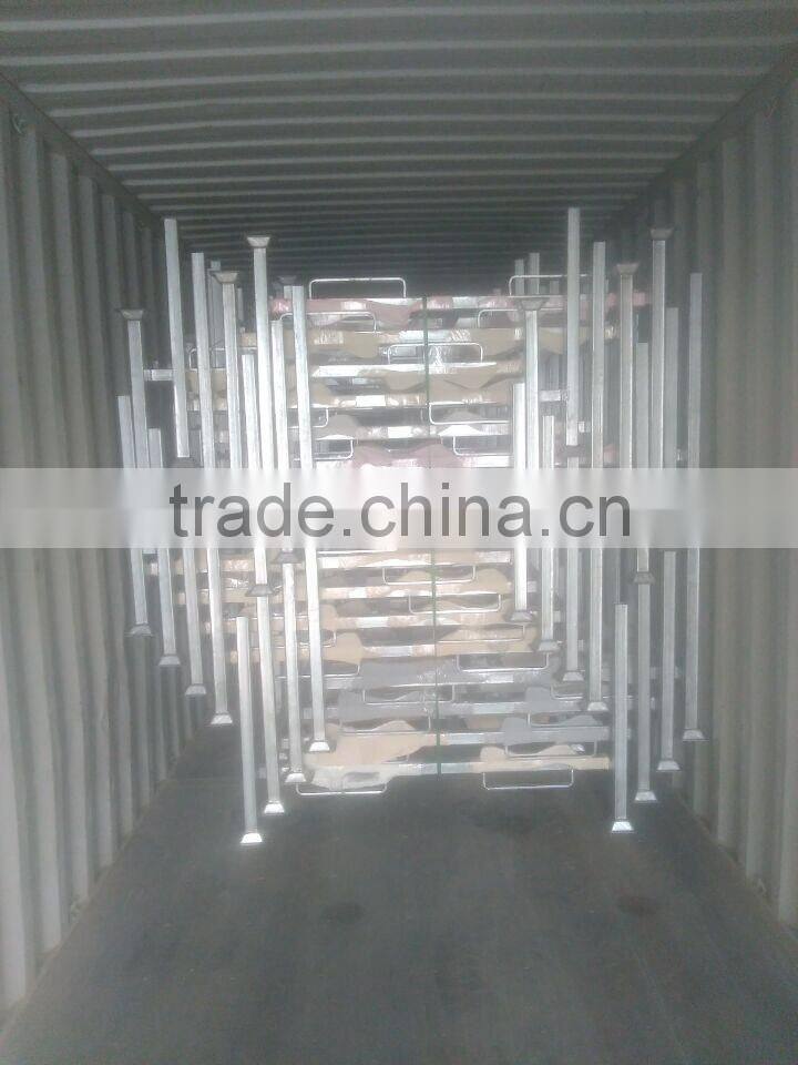 hot galvanized and powder coated stable seismic barrel safe rack