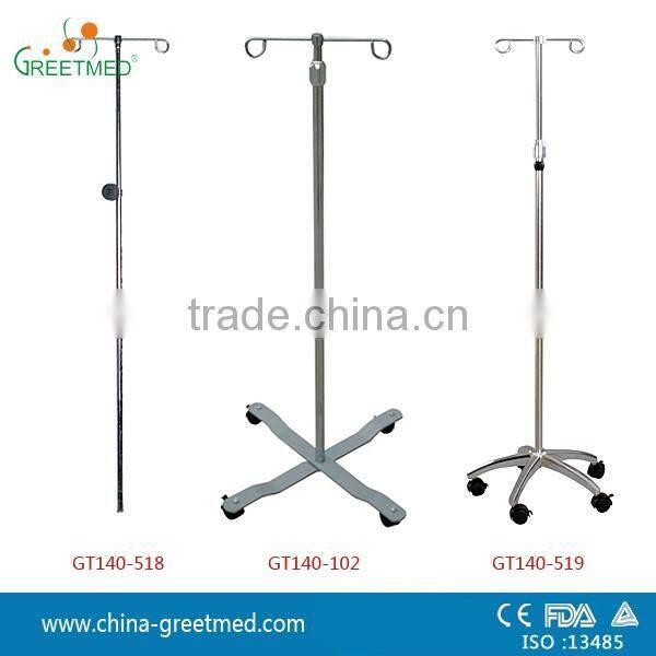 stainless steel infusion stand with wheel