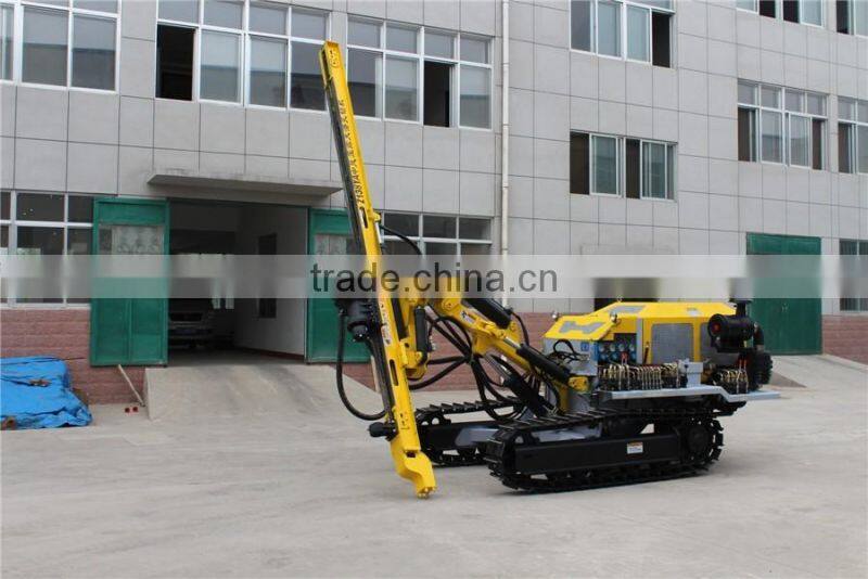 Medium Air Pressure Crawler Hydraulic Drilling Rig Z138YA For Depth 40 Meters