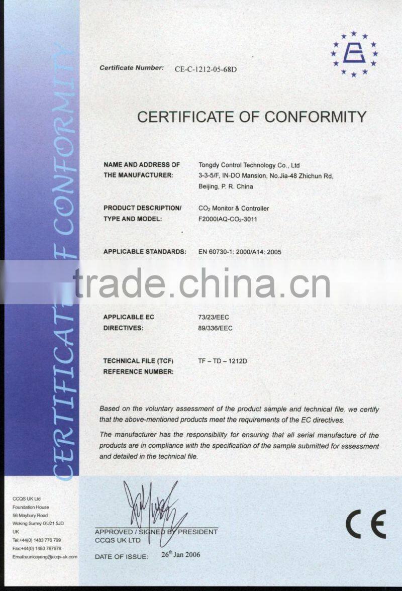 wholesale LCD display CO2 grow room controller