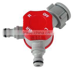 2-Way Dial Switch Garden Hose Connector
