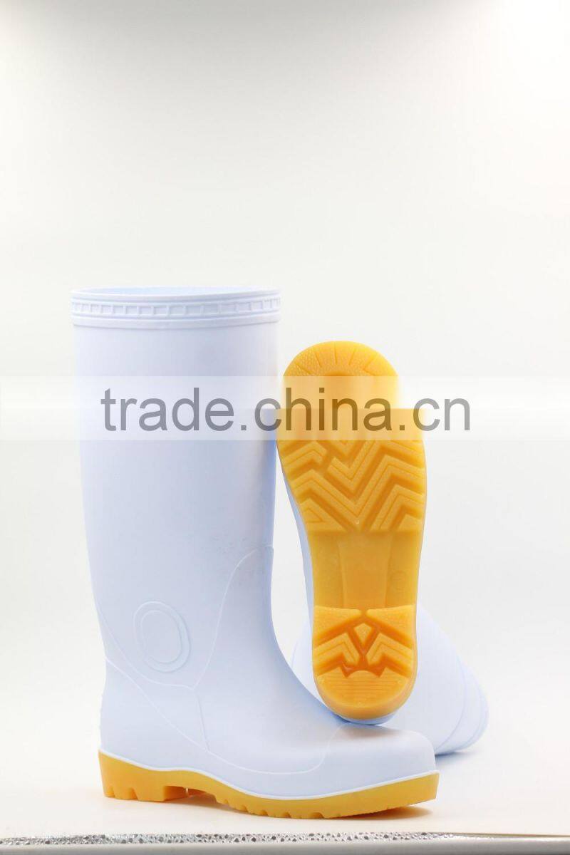 Waterproof safety boots pvc rain shoes