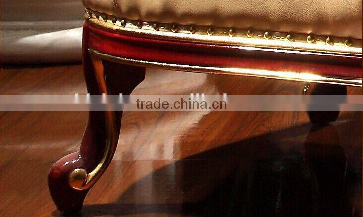 European Style Living Room Leisure Chair, Villa Royal Single Chair and Tea Table Set (BF01-ML029)