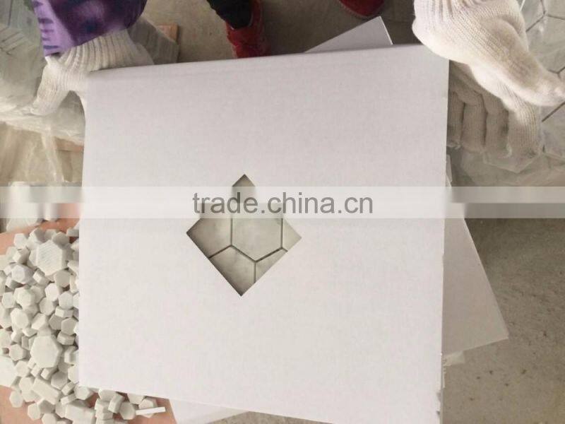 good price carrara white marble mosaic