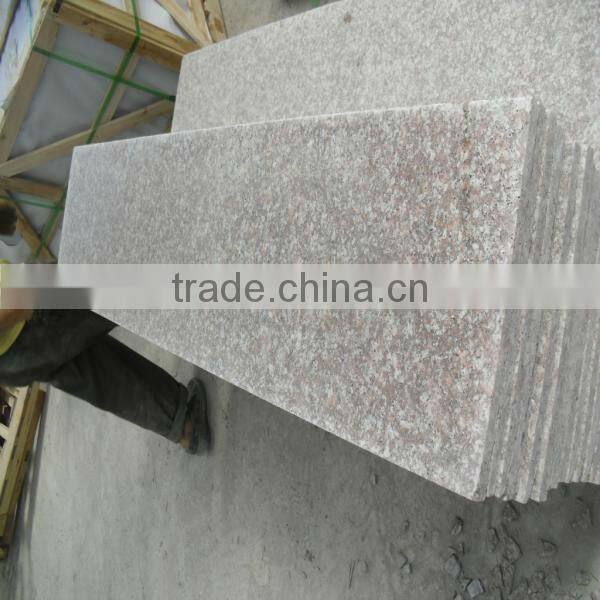 flamed Peach red G687 granite stairs/steps price