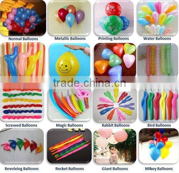 Customized Rubber Decorative Christmas Kid toys Emoji Balloon For Factory