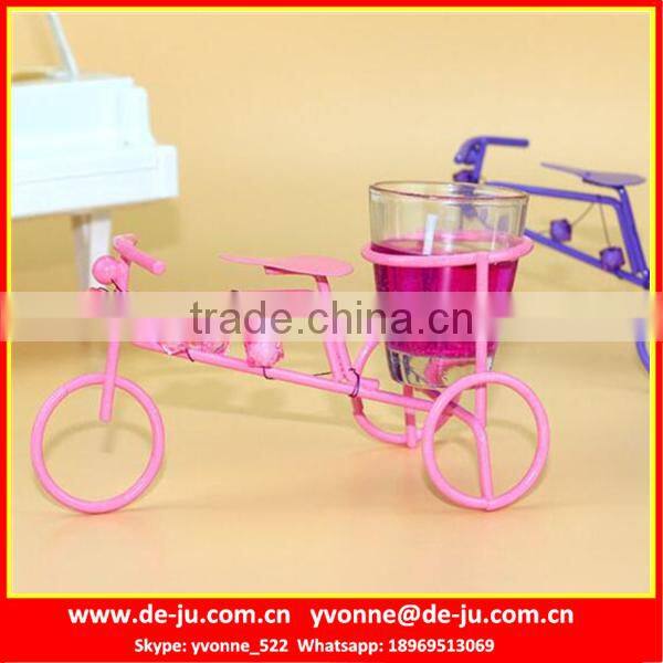 Black Bicycle Three Wheels Gel Candle Wedding Favors
