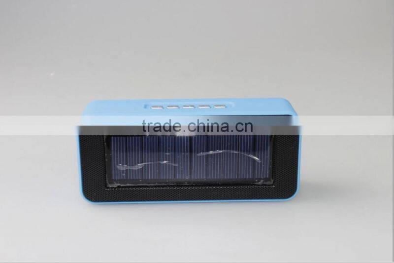 Manufacturers supply new arrive outdoor solar panels charge speaker solar wireless Bluetooth card speaker