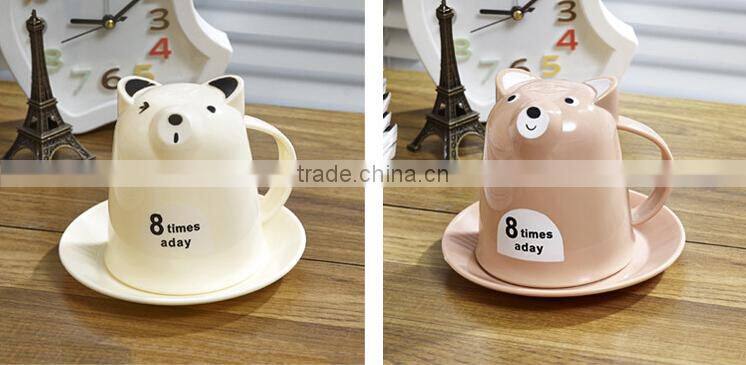 Bear Animal Cups&Saucer