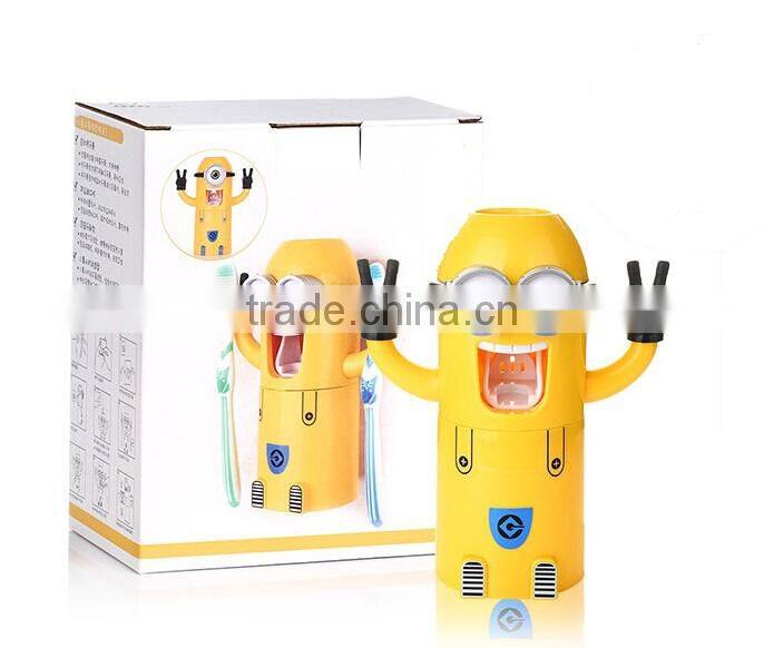 Wholesale Stock Plastic Toothpaste Squeeze + Cup +Toothbrush Holder