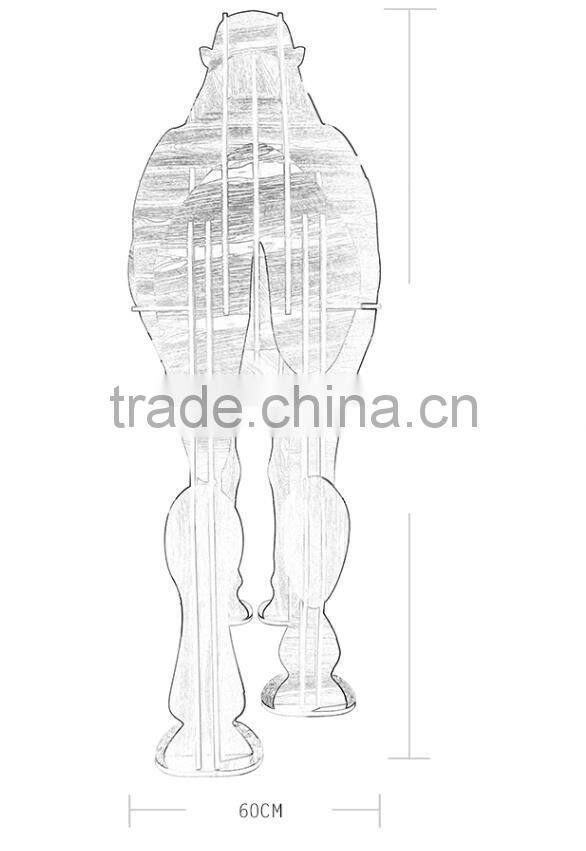 Home decoration High Quality Wooden DIY Camel Display end Table