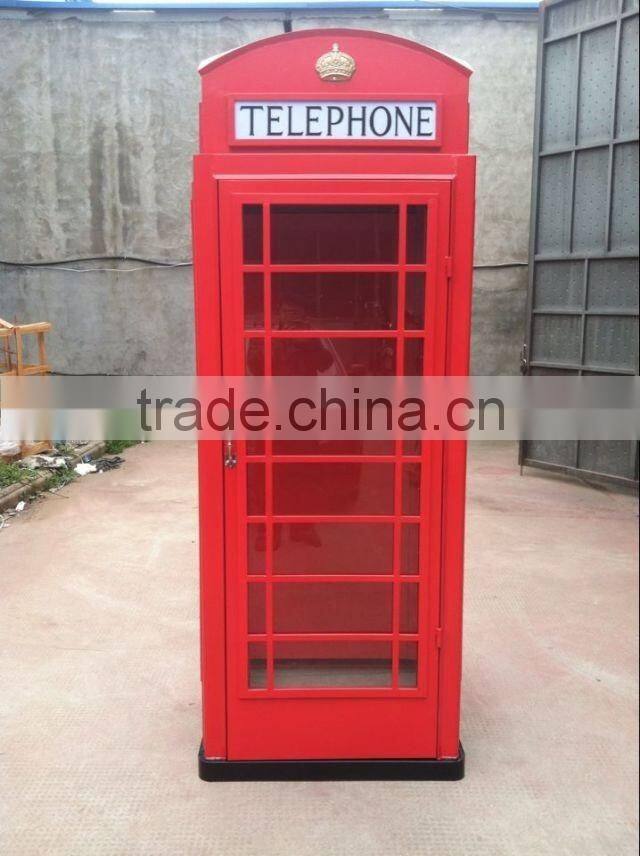 London Ornamental Antique Steel Telephone Booth