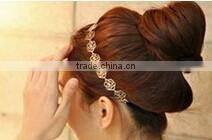 Hot sale Korean rose hair band,Girls wedding hair accessories