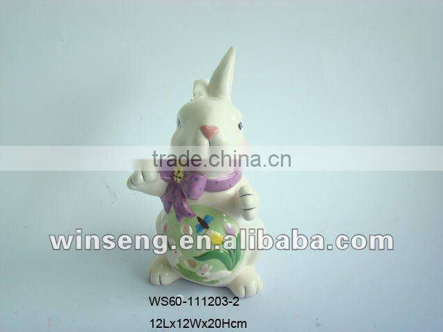 Easter Rabbit ceramic oil burner, ceramic fragrance oil burner, decorative oil burners