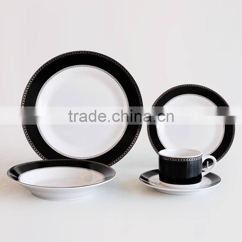 20pcs porcelain dinnerware set with gold decal designs,set of 20pcs porcelain dinner set with gold printing