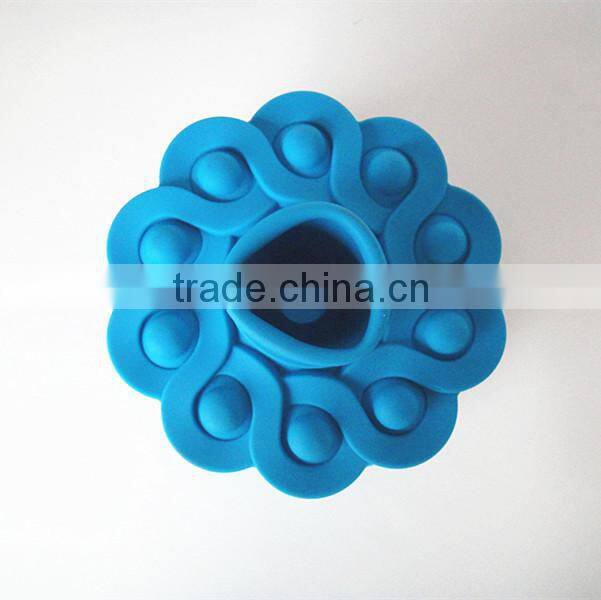 New design flower shaped silicone baking chiffon cake mould