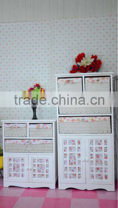 multi-function antique wooden cabinet