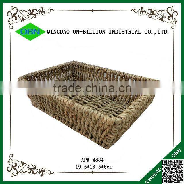 Cheap price handwoven straw bread basket