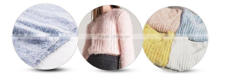 100% Polyester Fancy Yarn For Knitting Scarf