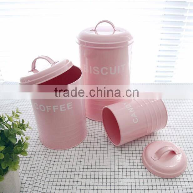 Sealed storage box tea sugar coffee jars canisters with lid