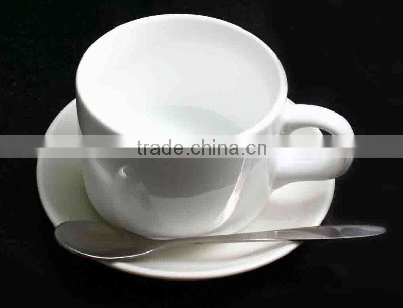 Nice design Ceramic coffee cup with tray