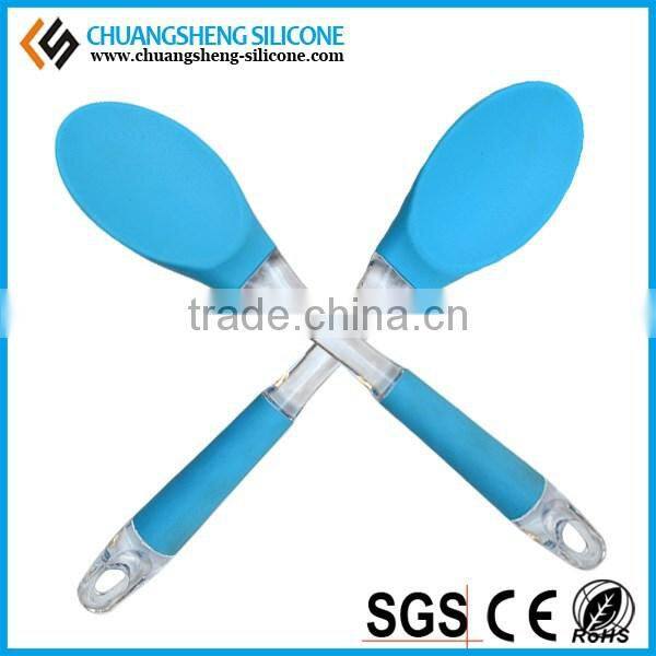 Kids favourite non broken FDA grade silicone spoon, soup spoon, BABY eating spoon