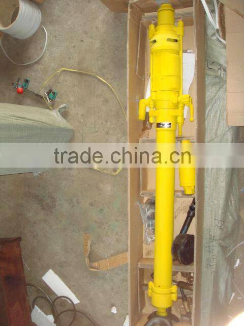 YSP45 Air Compressor AirLeg Rock Drill in tunnel