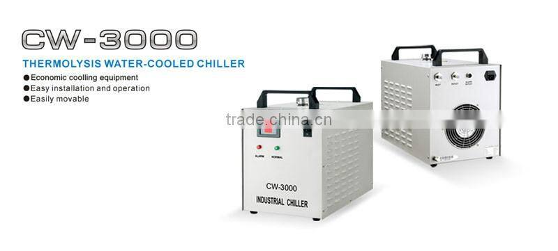 CW-3000DG industrial water chiller thermolysis type chiller AC110V 50Hz 50W per Celsius Degree for glass laser tube