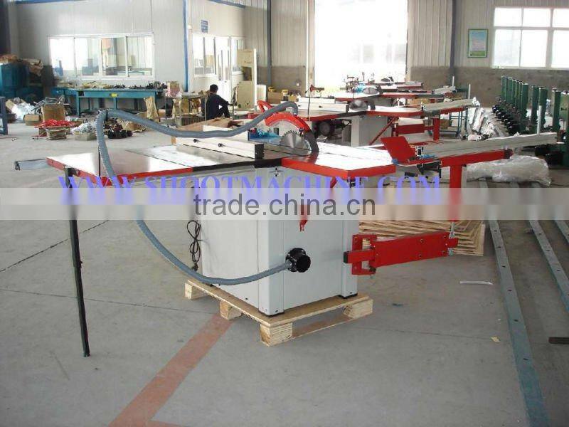 Precision Panel Saw Machine MJ12-3200 with Major table size 385x800 mm and Rear extension table size 310x500 mm