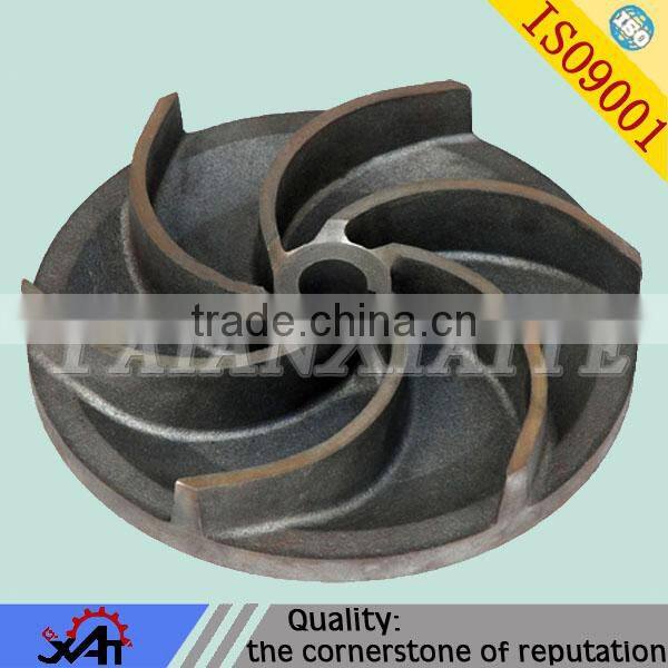 Alloy steel impeller CNC machining lost wax precision casting process for mining machinery
