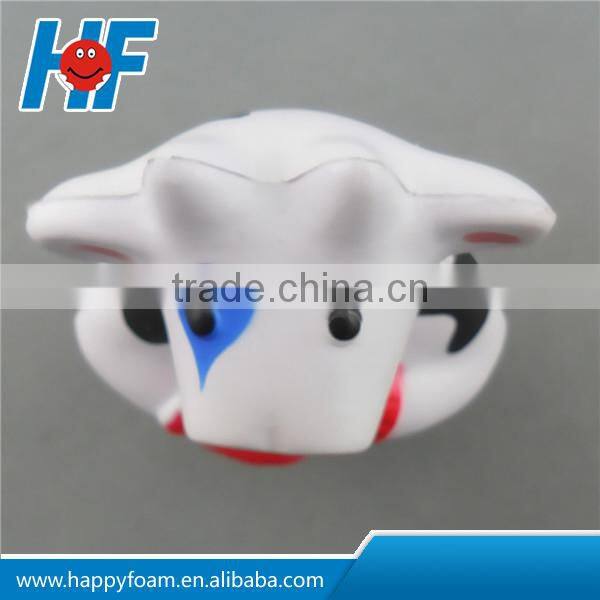 pu promotional gifts boxing cow shape antistress