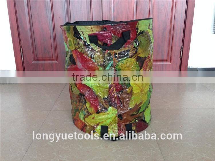 Floral folding plastic pop up garden basket