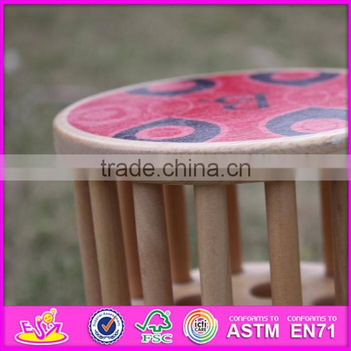 2016 new fashion funny children wooden skittles game W01A161