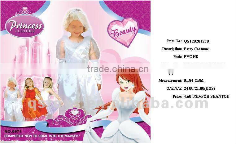 new design costume party,princess carnival QS120201280