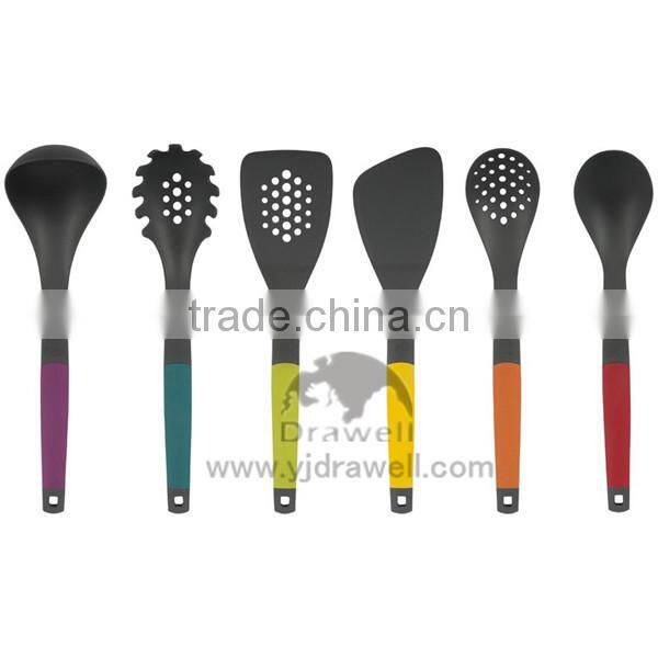 NY-6729 3 Piece Nylon colorful kitchen utensils