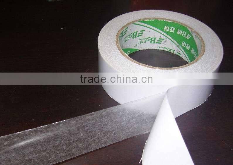Strong adhesive double side tissue tape