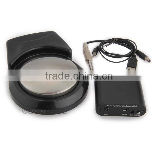 Profession Stainless Steel Tattoo Foot Pedal Switch Footswitch Black