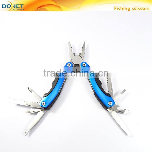 SFI0004P FDA qualified multi function folding stainless steel fishing tool pliers