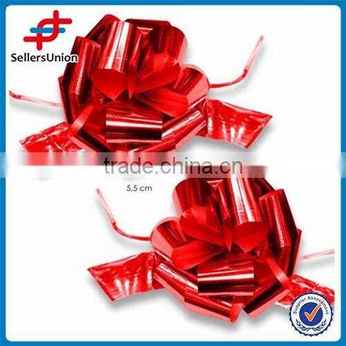 5.5cm red decoration plastic flower sticker