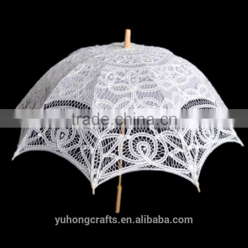 Lace wedding parasol craft umbrella