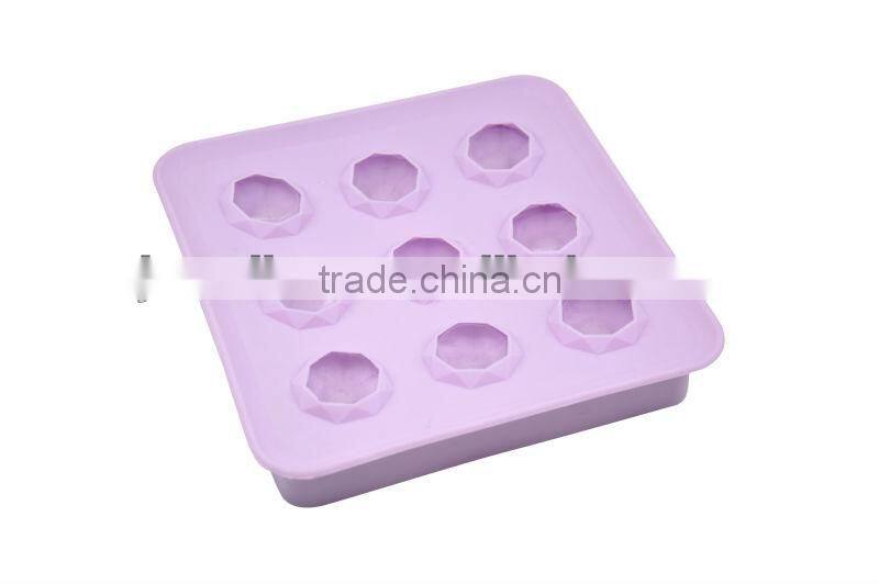 Novetly design funny diamond shape Custom Ice Cube Tray