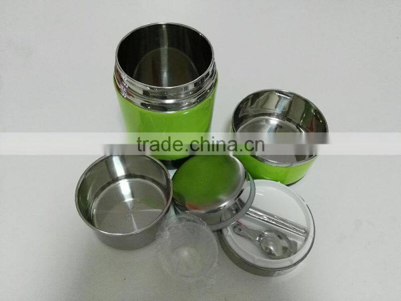 2Liter 304 Stainless steel takeaway food container