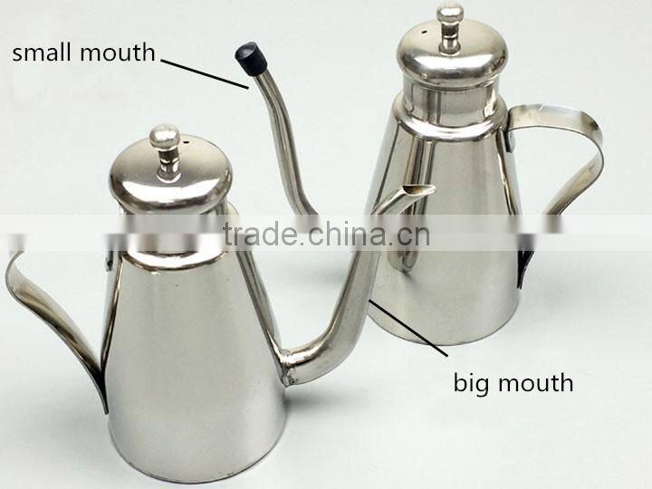 250ml Kitchen Utensil Stainless Steel Oil Pot Oil Container Creative Europe Type Oil Can