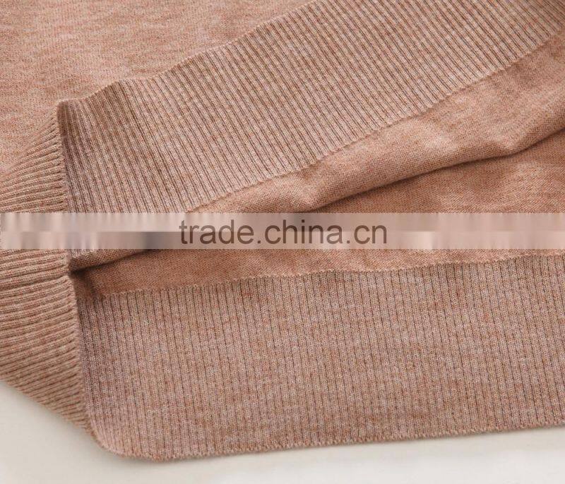 2016 classic sweater 100%wool v sharp neck