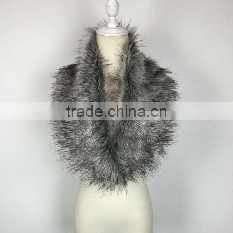 winter top sale and fashion warm lady faux fur decorative fake collar scarf