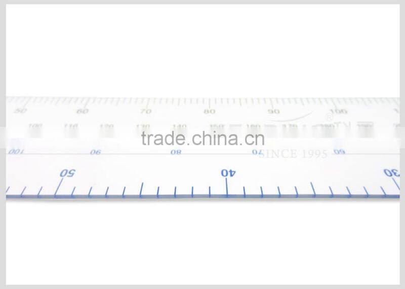 Kearing 34*320*1mm Plastic flight trainning scale rulers in for Pilot Students #KNM-4
