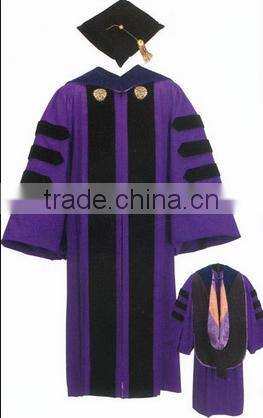 Wholesale school unifrom red and black gown China